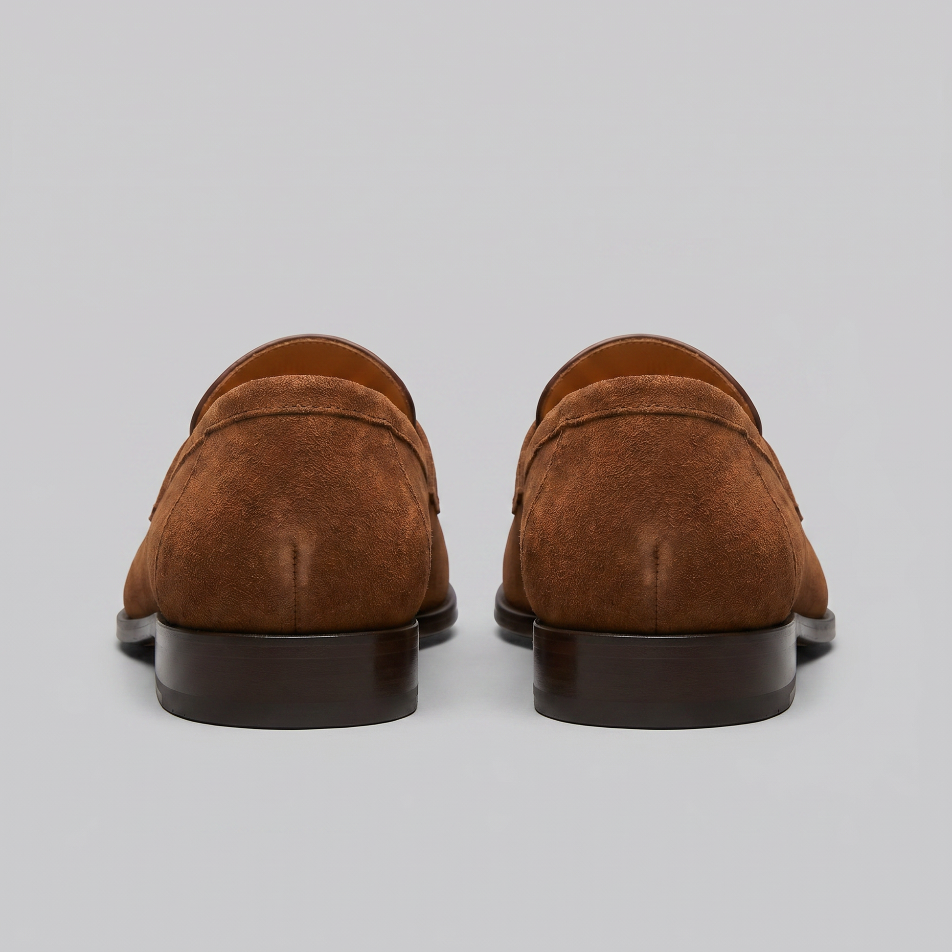 Men's Suede Penny Loafers