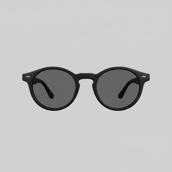 Men's Polarized Sunglasses with UV Protection - Anti-Glare Outdoor Eyewear — Black