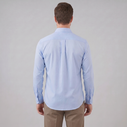 Men's Slim Fit Long-Sleeve Dress Shirt