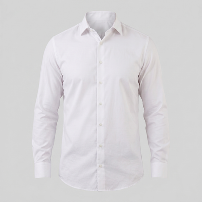 Men's Slim Fit Long-Sleeve Dress Shirt