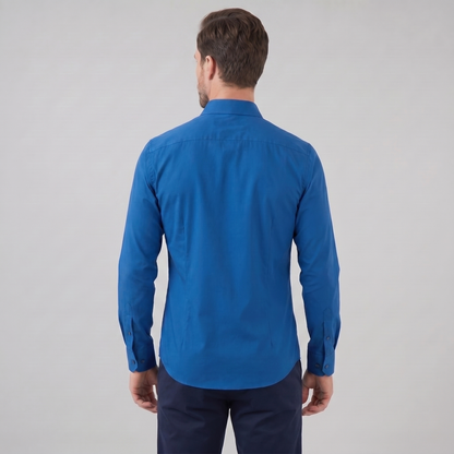 Men's Slim Fit Long-Sleeve Dress Shirt