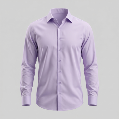 Men's Slim Fit Long-Sleeve Dress Shirt