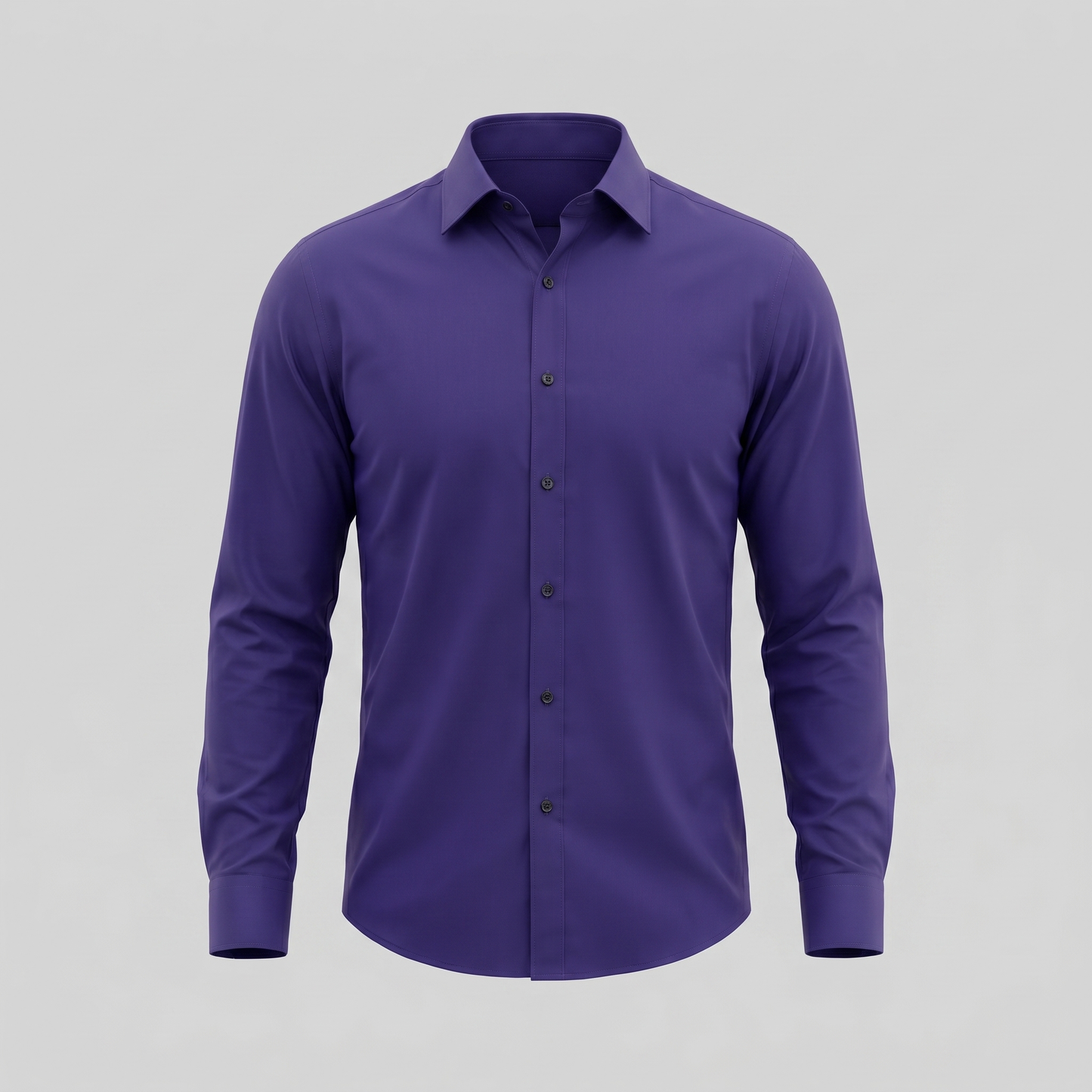 Men's Slim Fit Long-Sleeve Dress Shirt