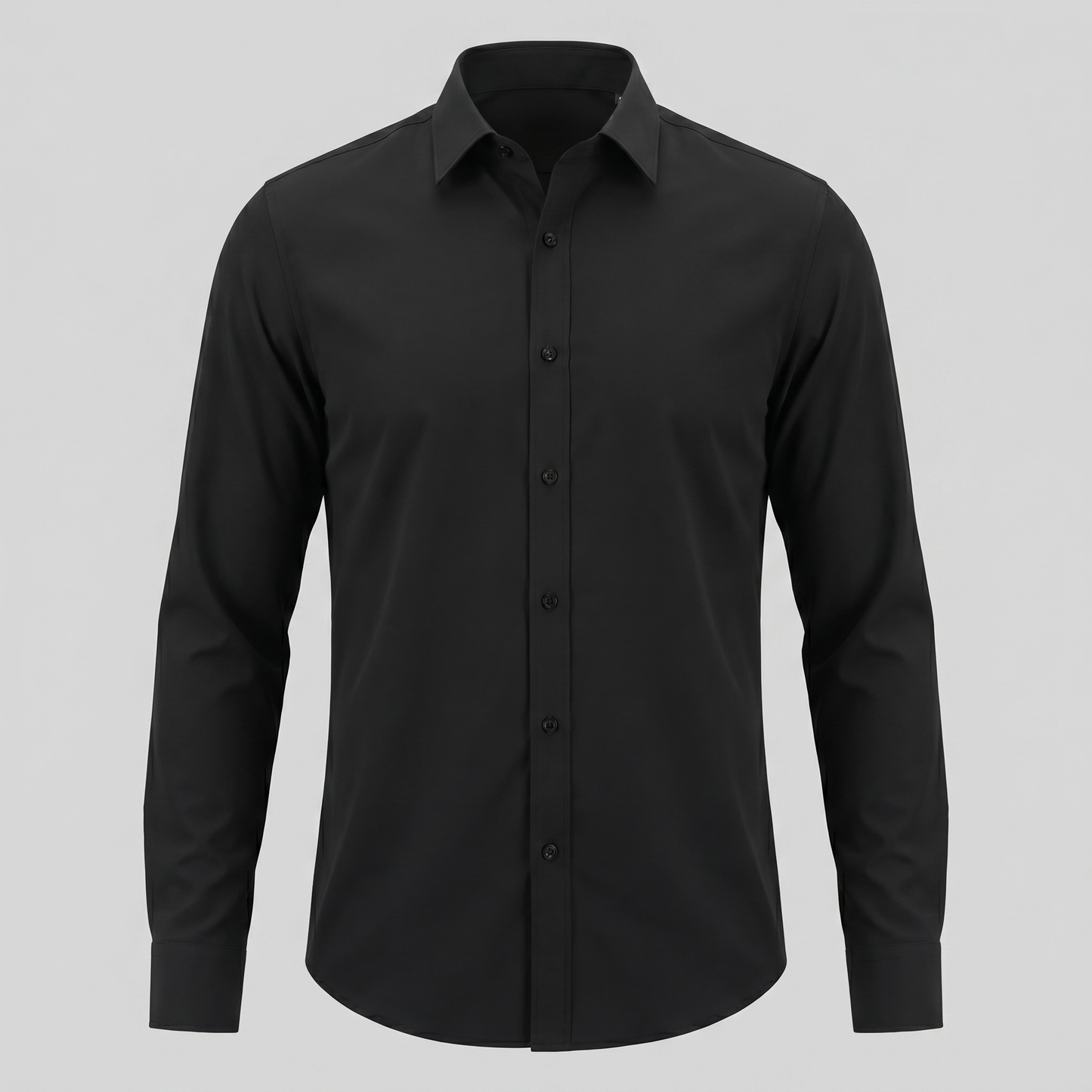 Men's Slim Fit Long-Sleeve Dress Shirt