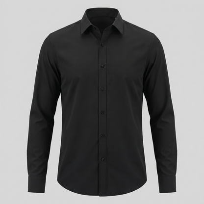 Men's Slim Fit Long-Sleeve Dress Shirt