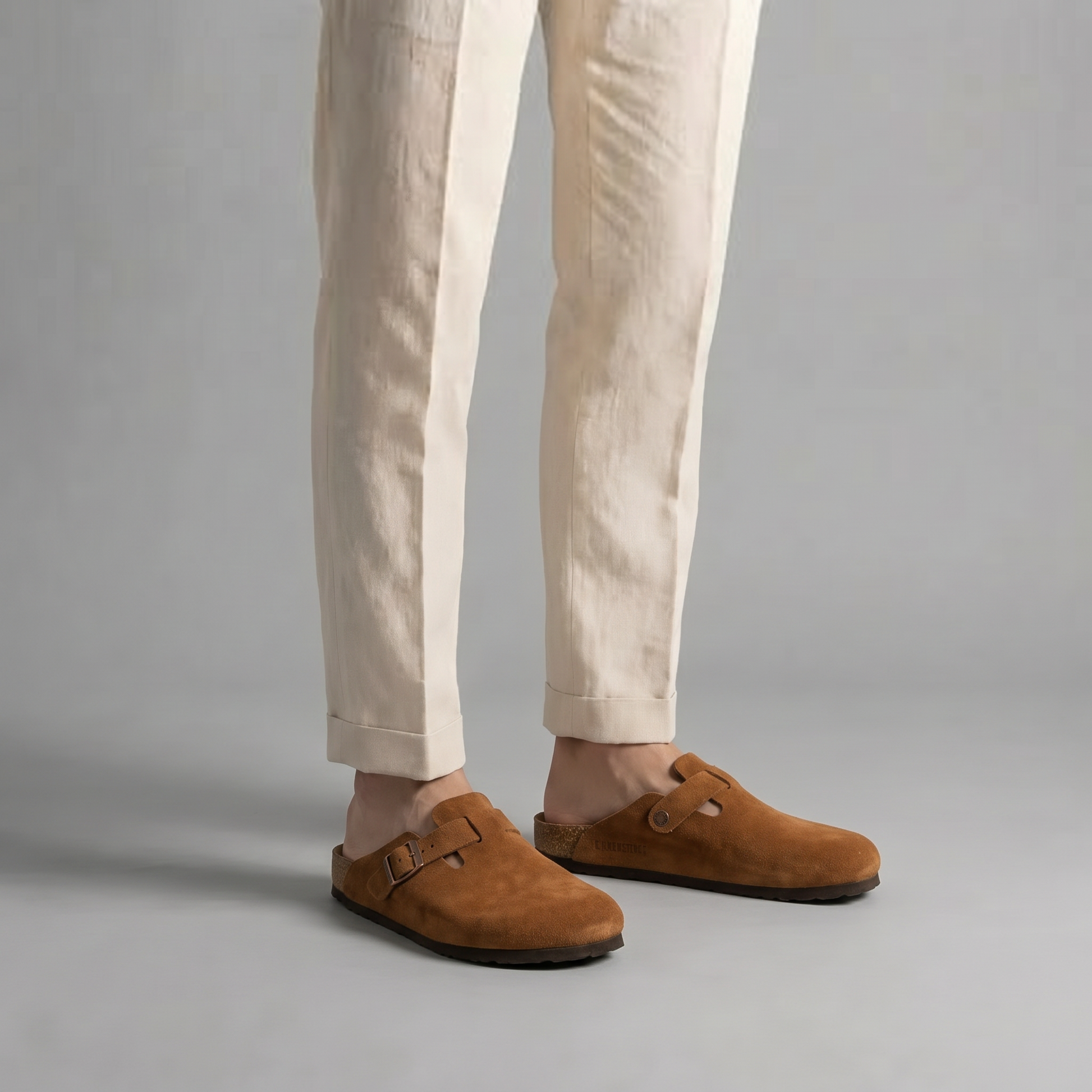Men's Suede Clogs - Stylish Comfort Loafers
