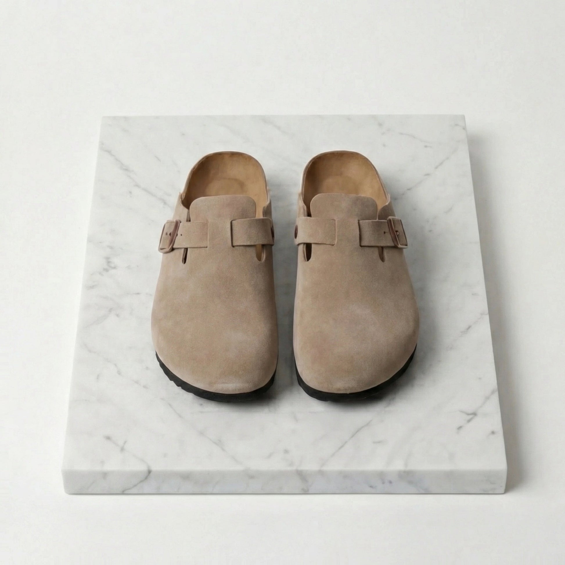 Men's Suede Clogs - Stylish Comfort Loafers