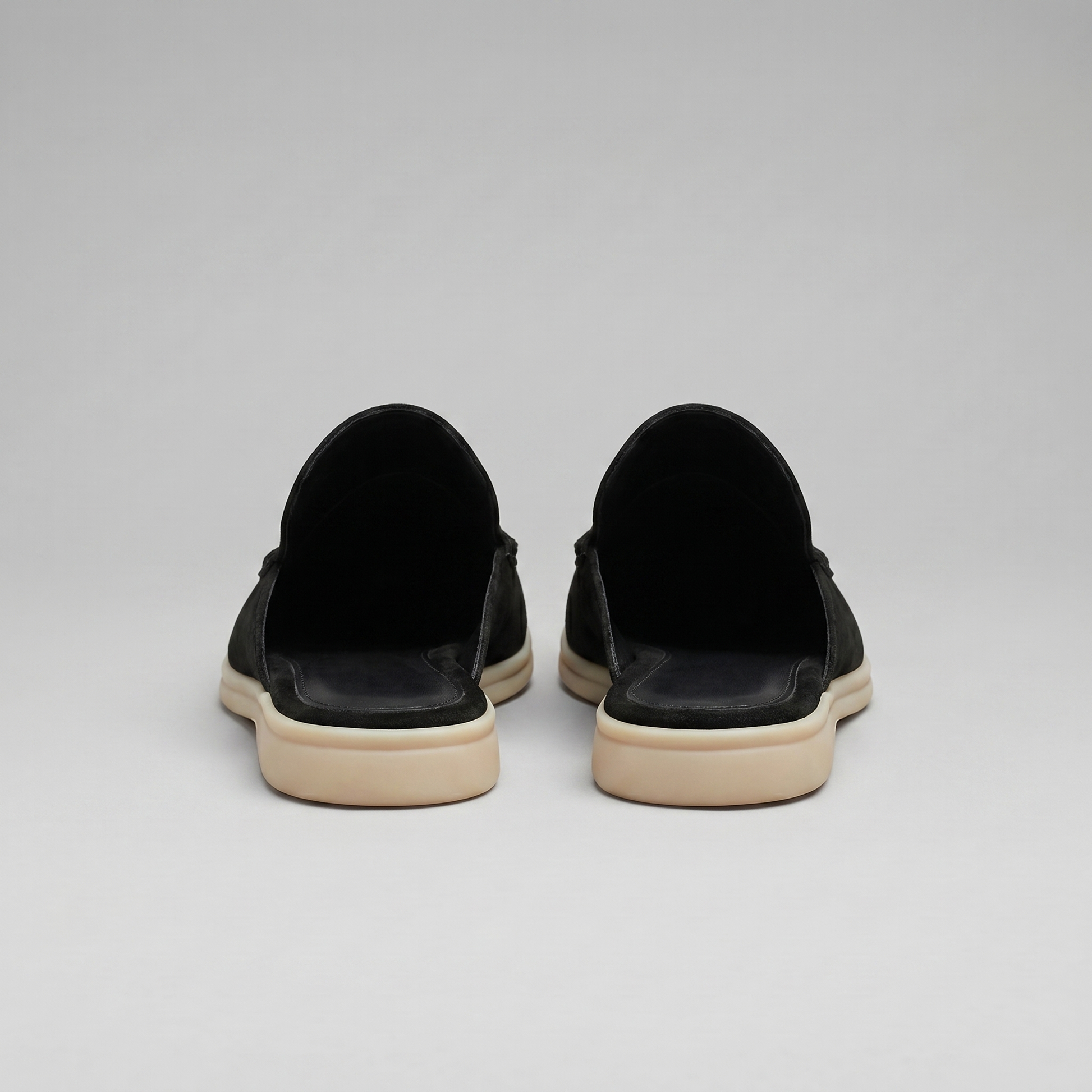 Men's Suede Backless Loafer Mules