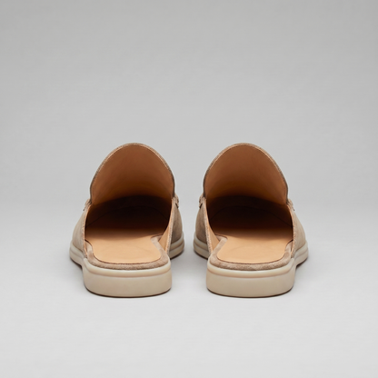 Men's Suede Backless Loafer Mules