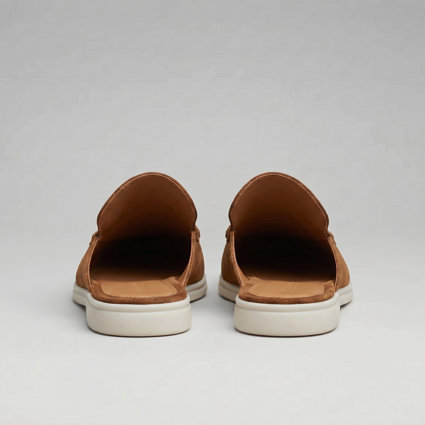 Men's Suede Backless Loafer Mules