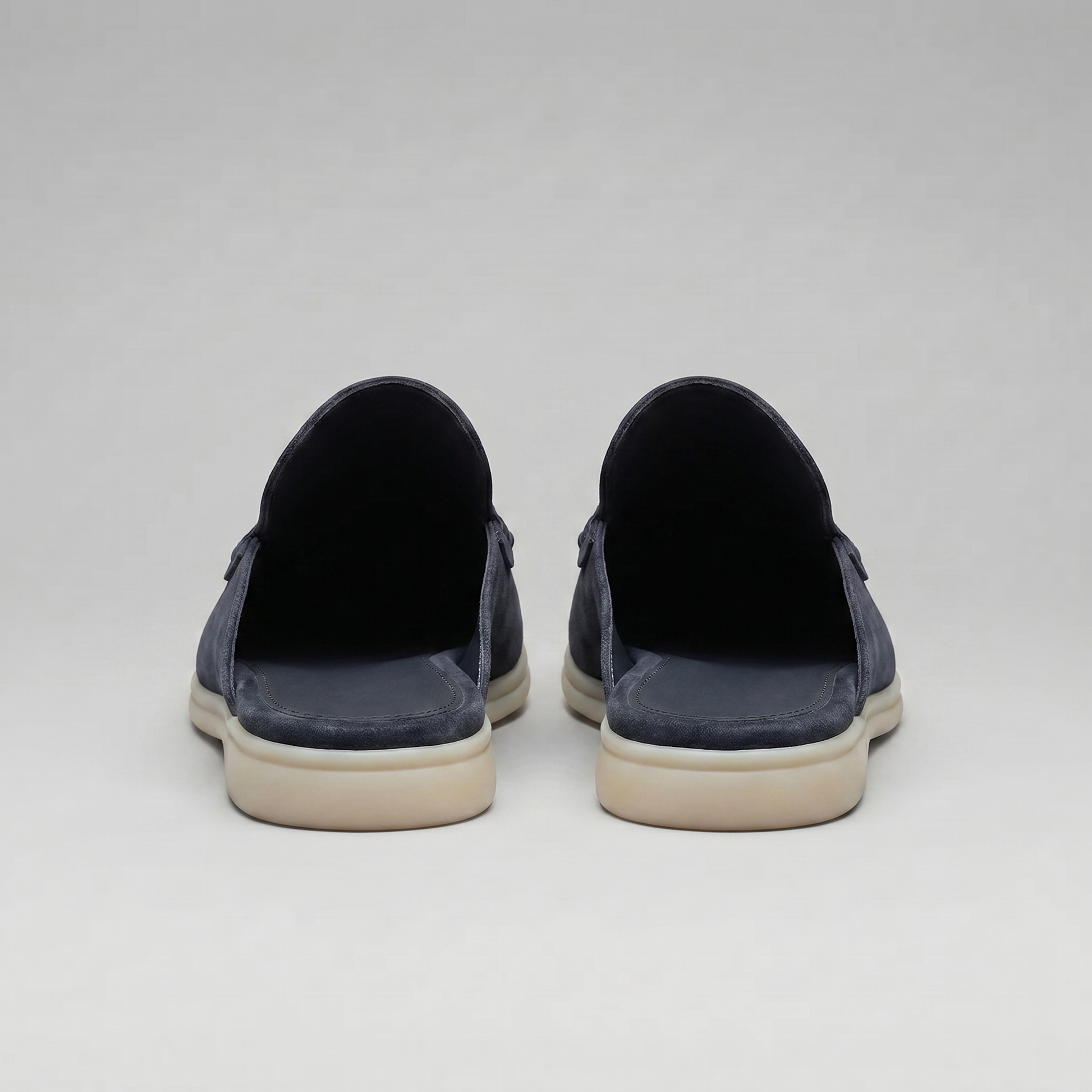 Men's Suede Backless Loafer Mules