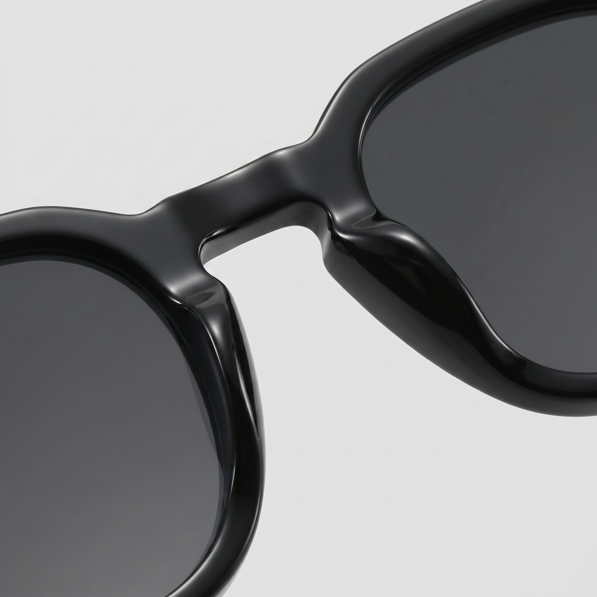 Men's Vintage Square Sunglasses with Dark Lenses