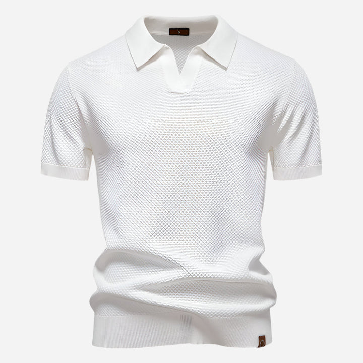 Marcus | Men’s Short Sleeve Knit Polo