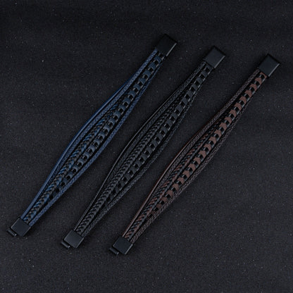Felix | Braided Leather Viking Bracelet