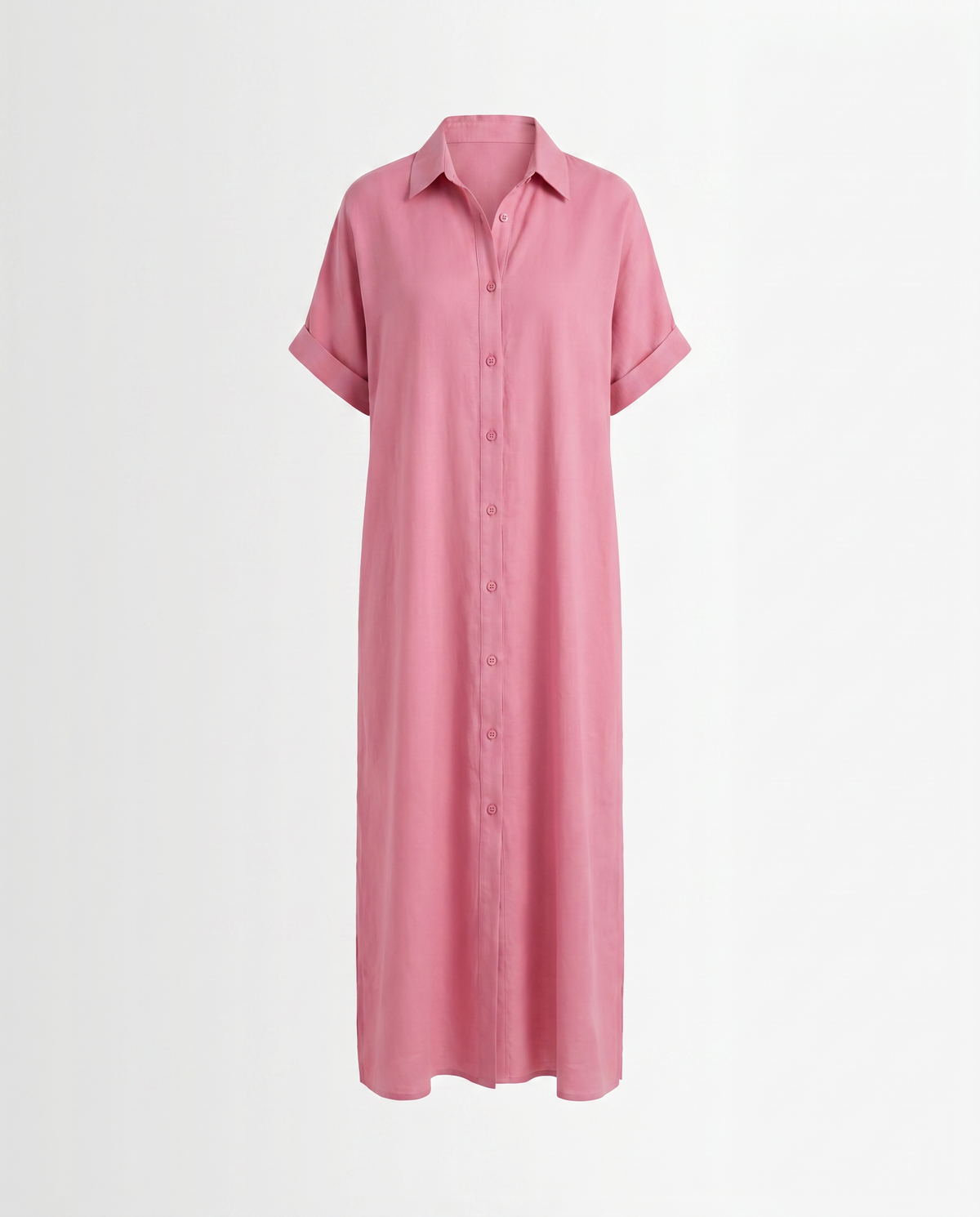 Gemma Belted Linen Shirt Dress