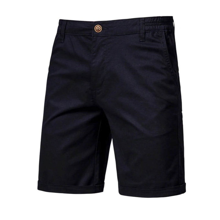 Men's Lightweight Casual Shorts - Tailored Fit — Black