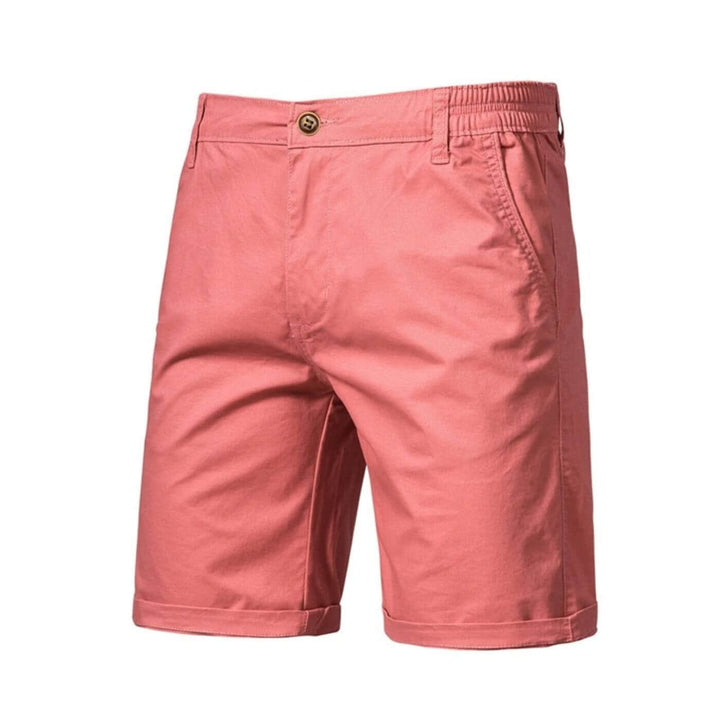 Men's Lightweight Casual Shorts - Tailored Fit — Pink