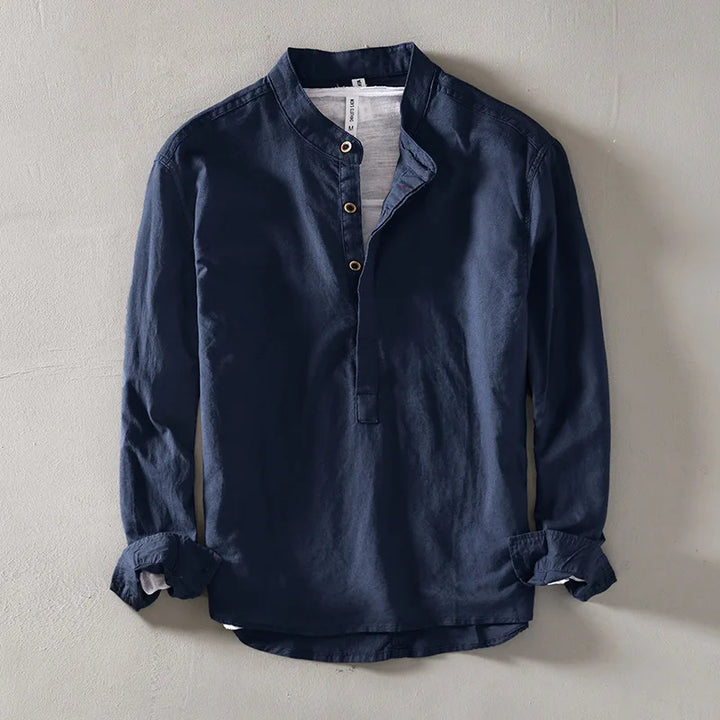 Nevio | Men’s Long Sleeve Henley Shirt