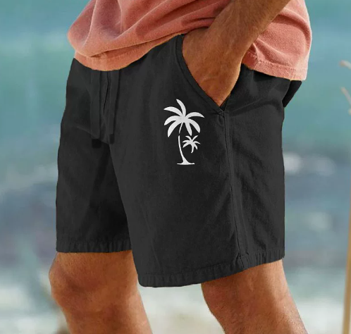 Tom Hollinger | Sommer-Shorts mit Palmenstickerei