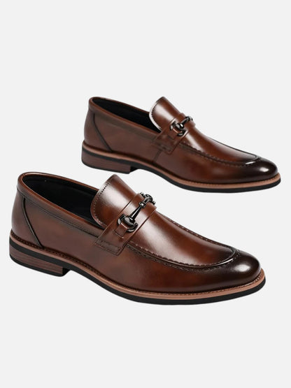 Men’s Leather Loafers – Polished Slip-On Dress Shoes