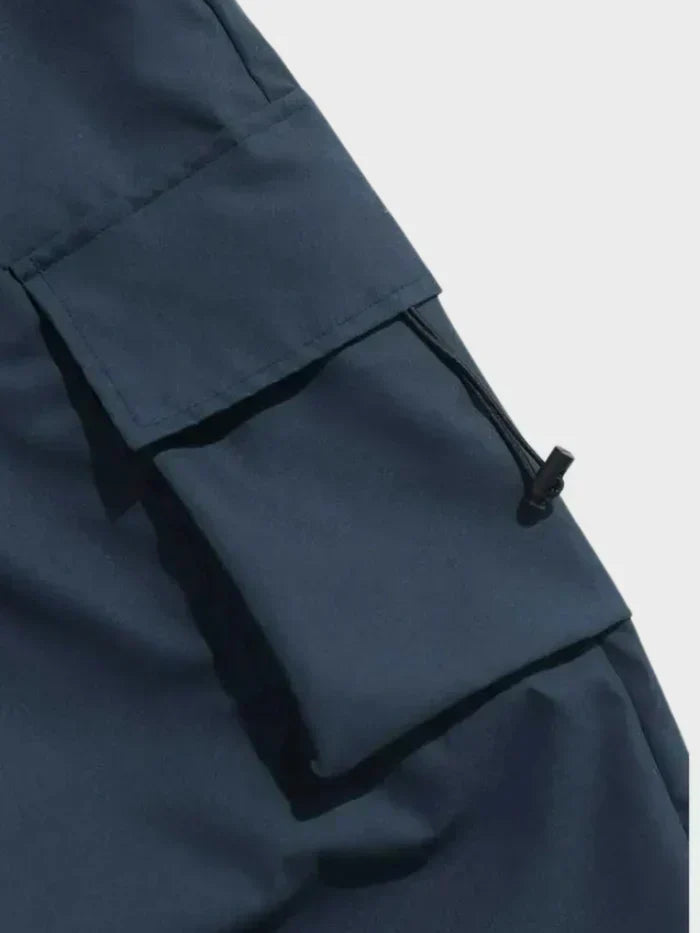 Harry | Men’s Adjustable Toggle  Wide Leg Cargo Pants