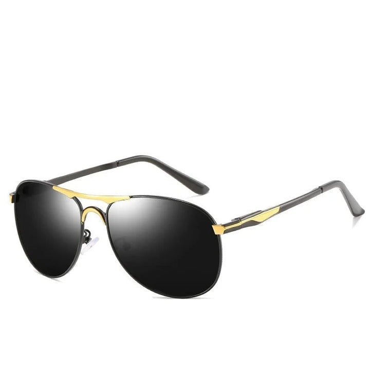 Men's Classic Aviator Sunglasses - Timeless Everyday Eyewear Style — Gold