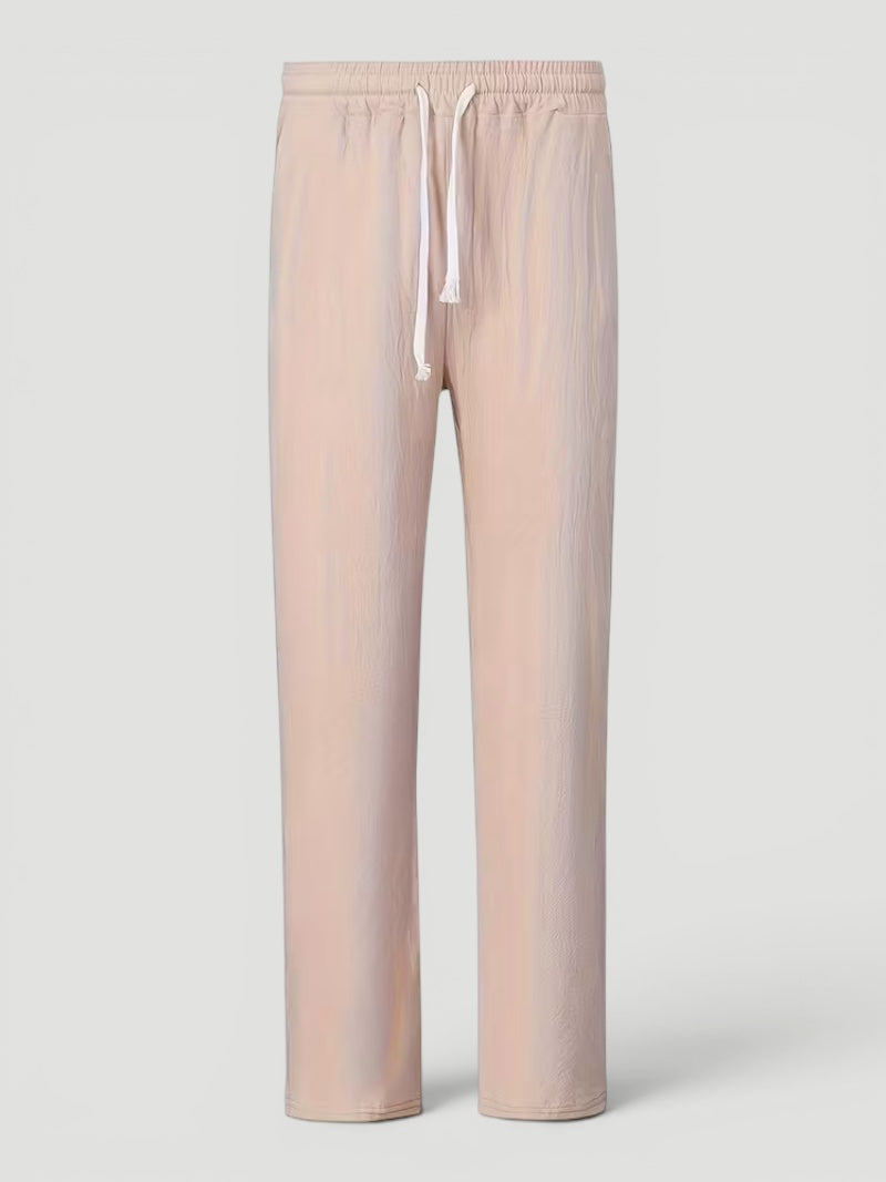 Ellmont London | Men’s Lightweight Straight Leg Linen Pants