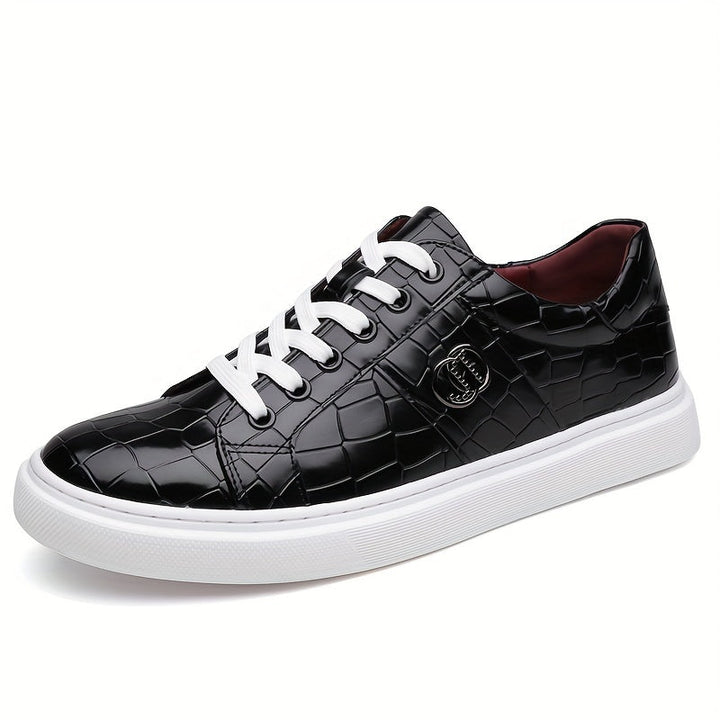 Men's Refined Everyday Sneakers - Cushioned Fit — Black