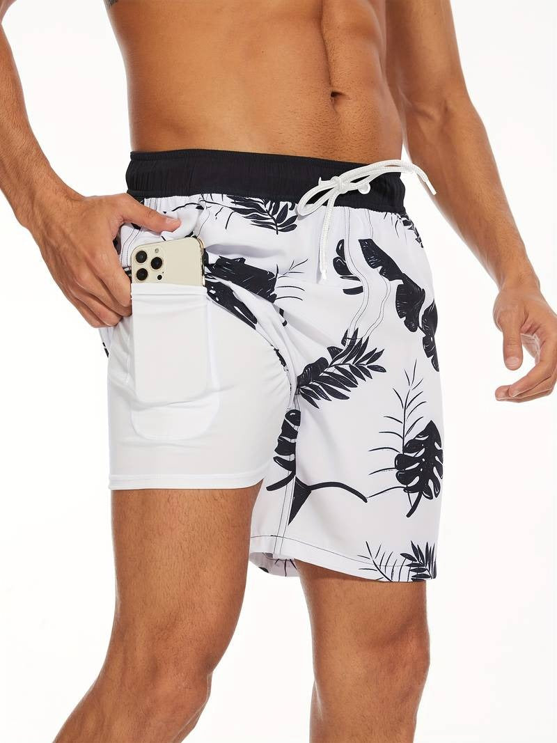 Henry | Flamingo Print Swim Trunks