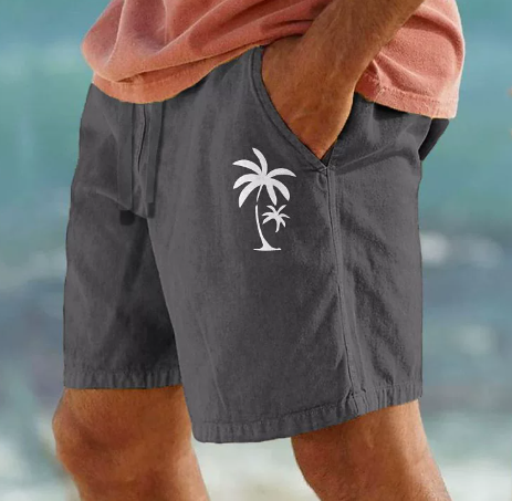 Tom Hollinger | Sommer-Shorts mit Palmenstickerei