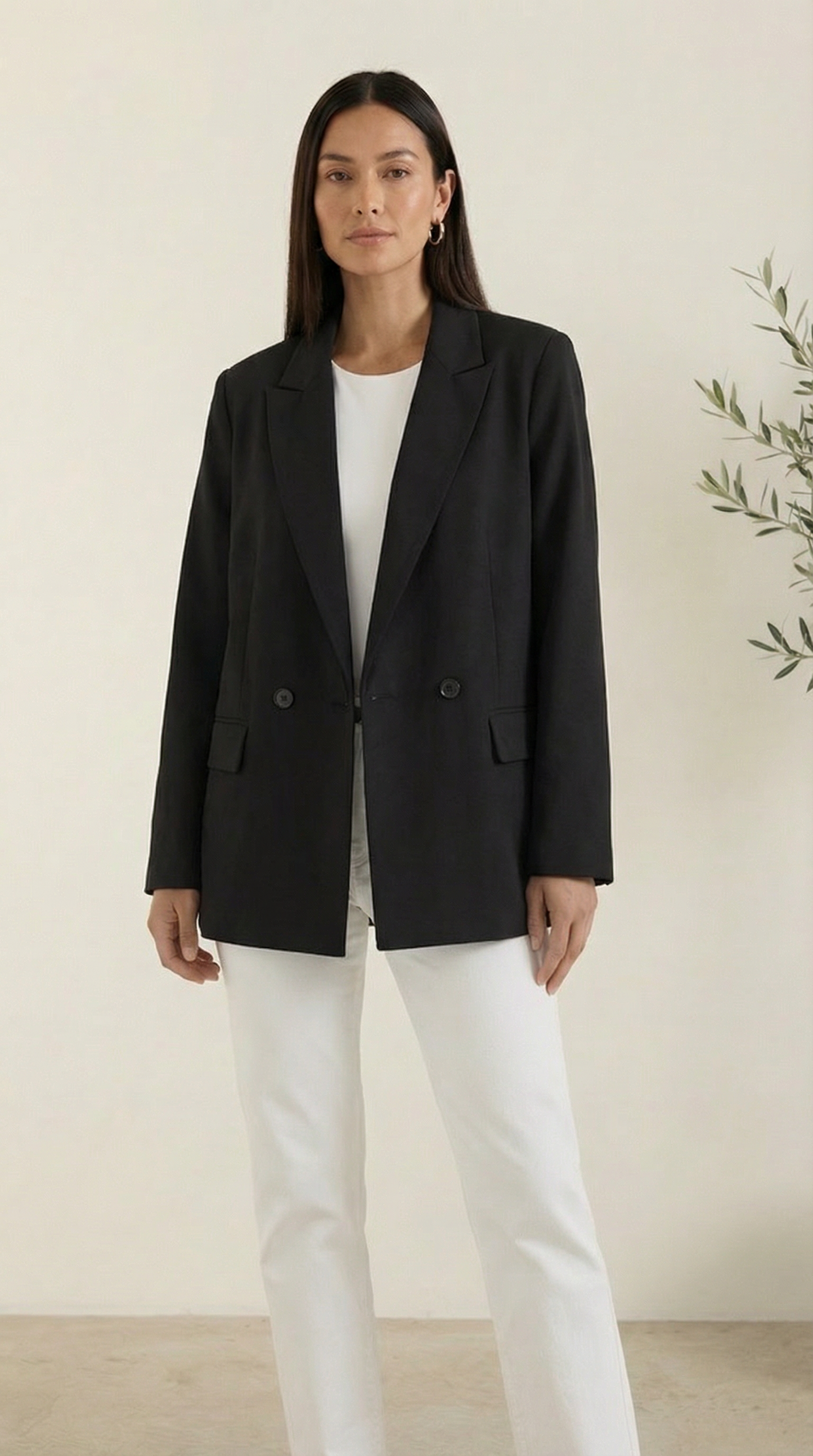 Camille Oversized Doppelreiher-Blazer