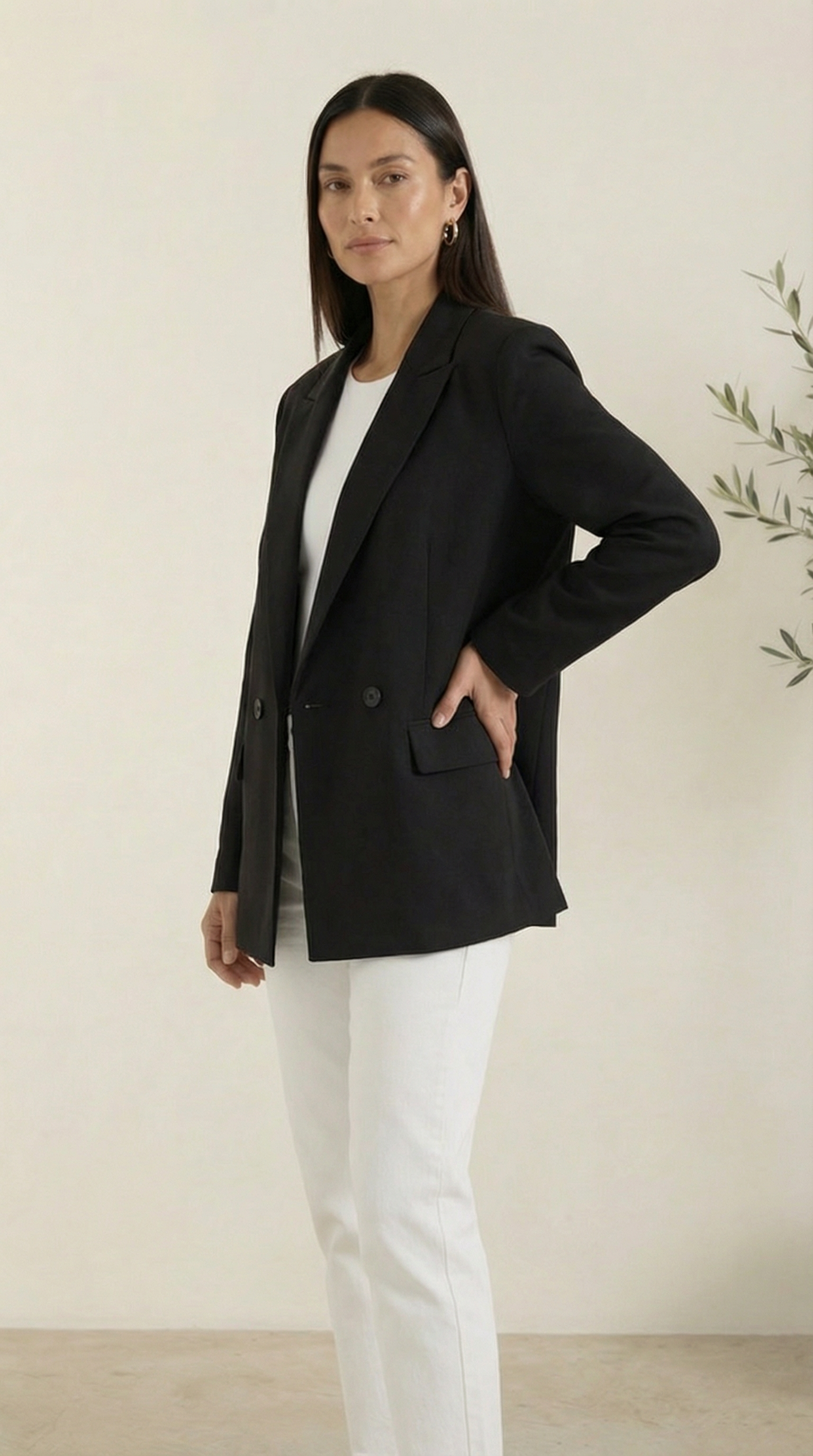 Camille Oversized Doppelreiher-Blazer