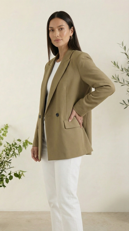 Camille Oversized Doppelreiher-Blazer