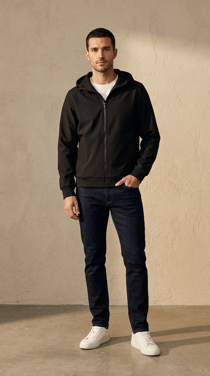 Luca Softshell-Jacke mit Kapuze