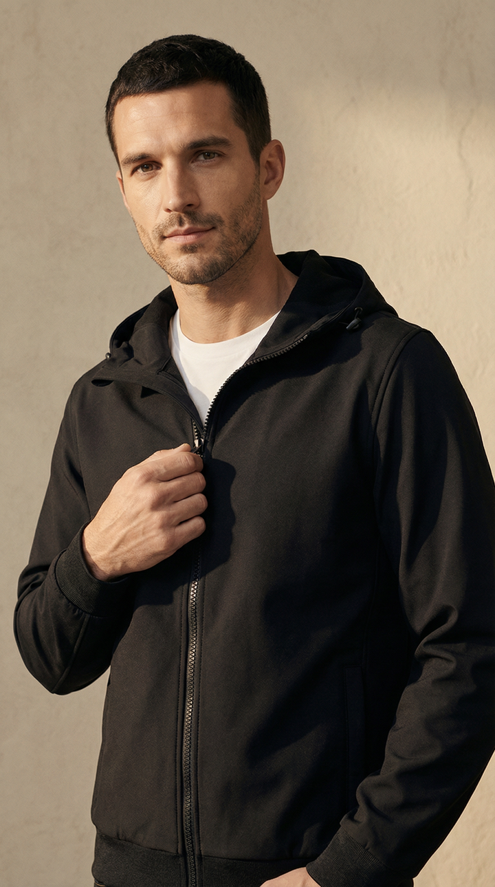 Luca Softshell-Jacke mit Kapuze