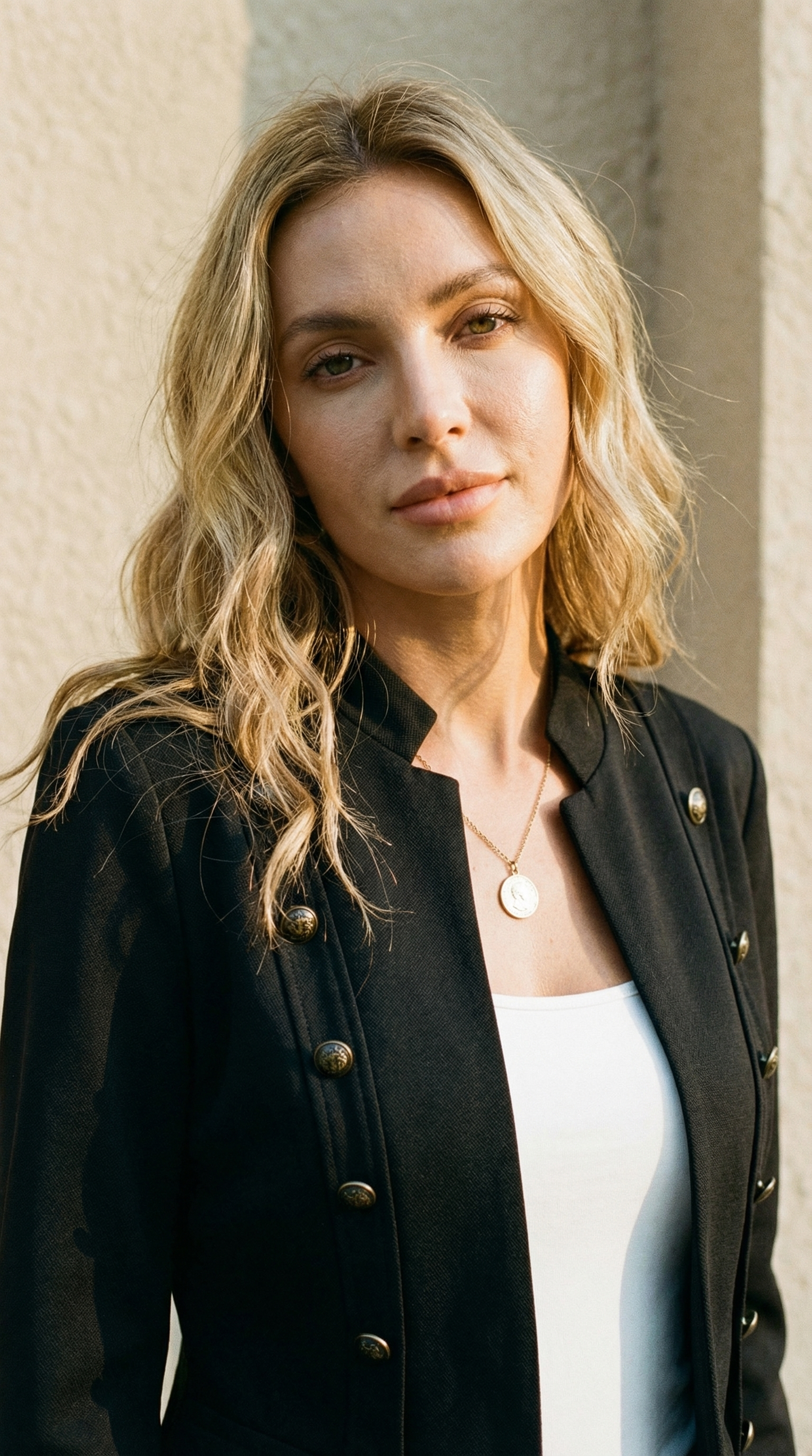 Victoria Military-Blazer mit Zierknöpfen