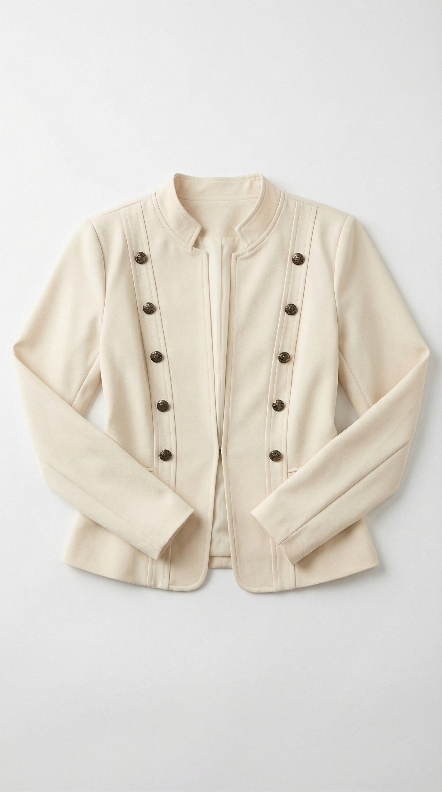 Victoria Military-Blazer mit Zierknöpfen