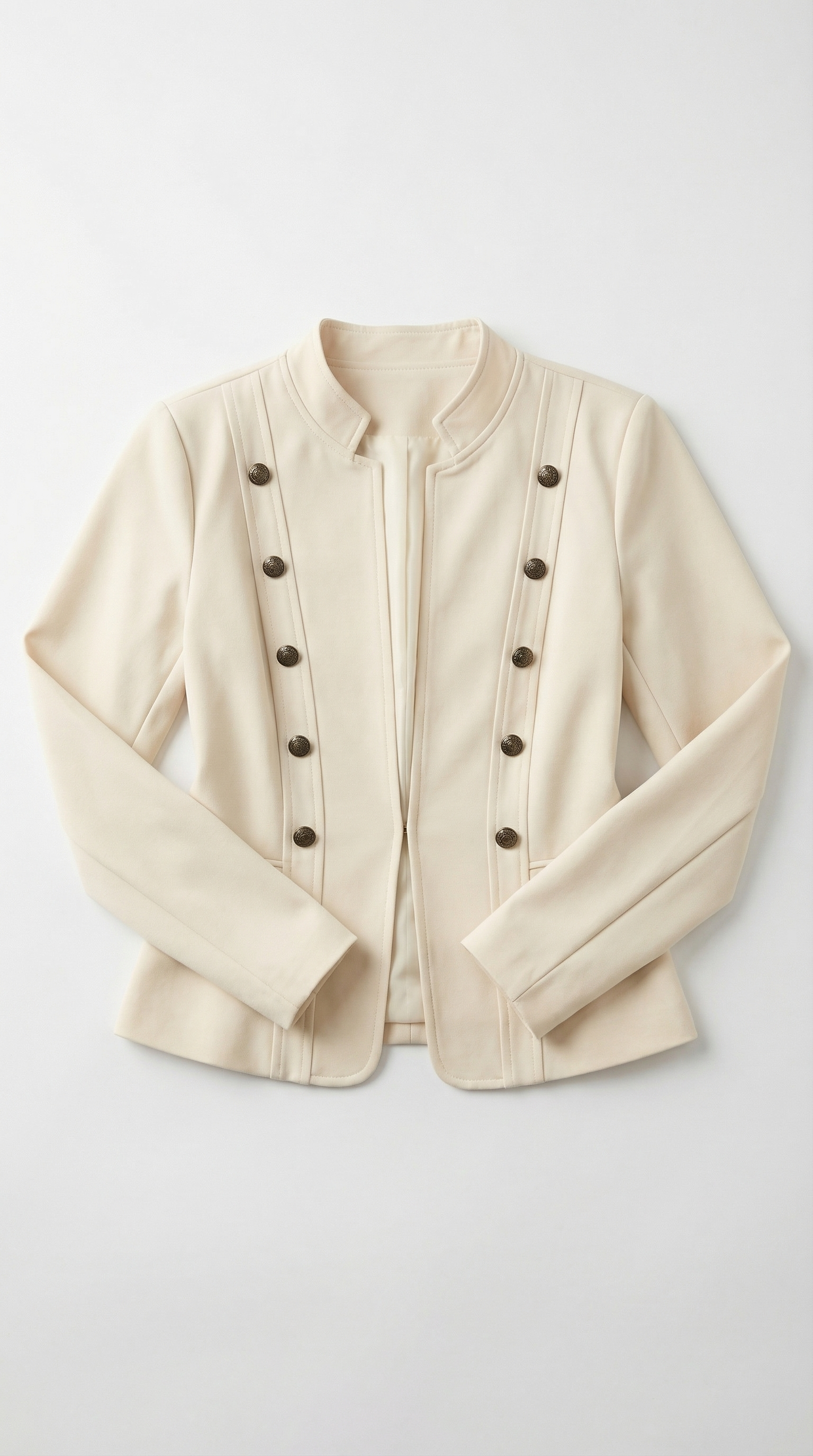Victoria Military-Blazer mit Zierknöpfen
