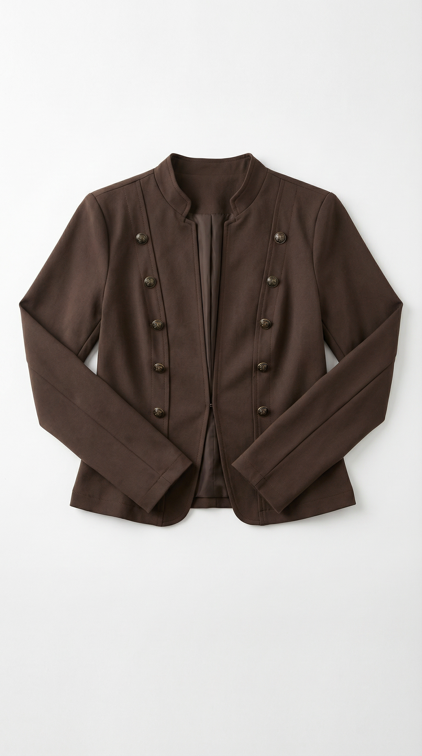 Victoria Military-Blazer mit Zierknöpfen