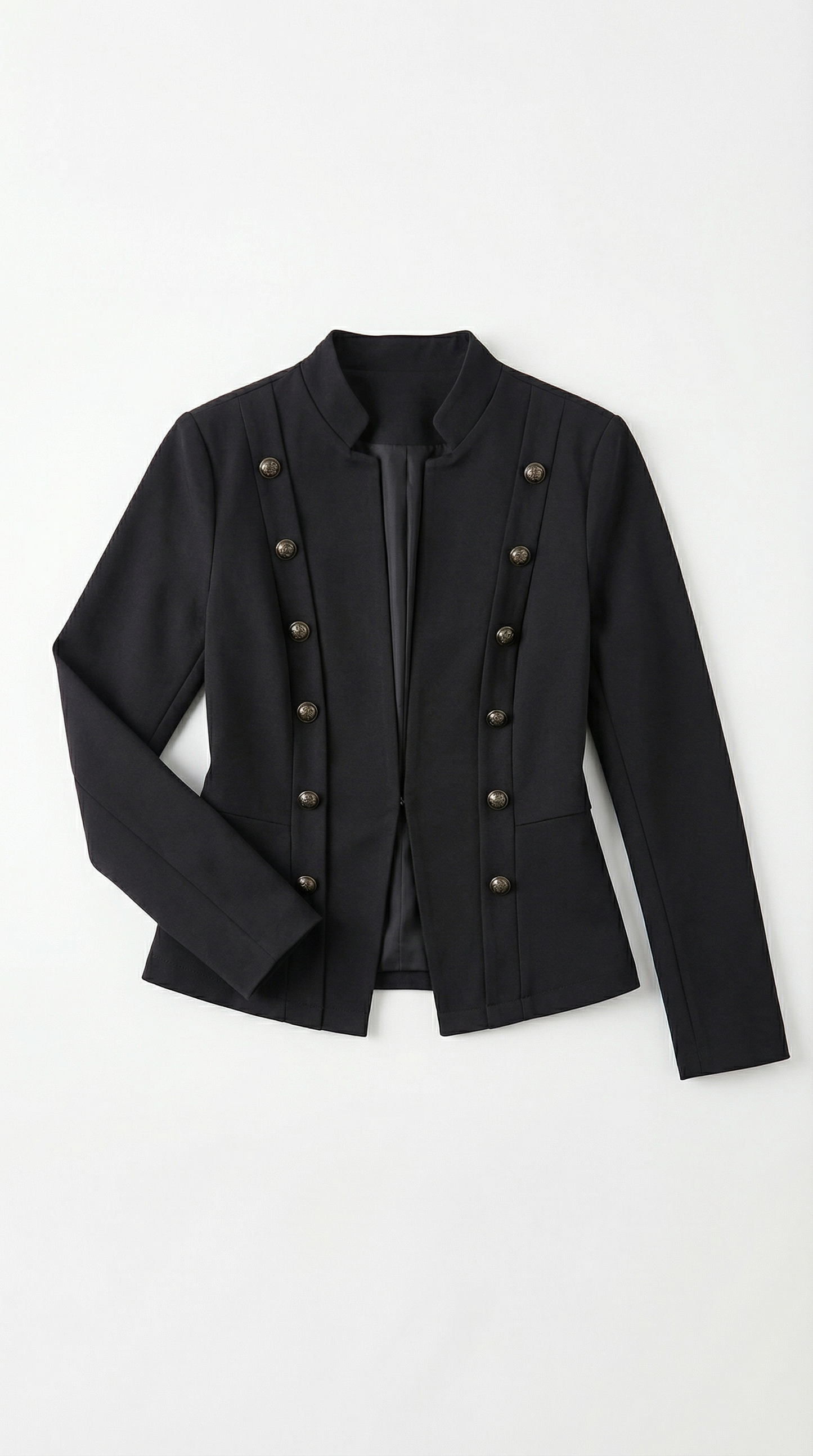 Victoria Military-Blazer mit Zierknöpfen