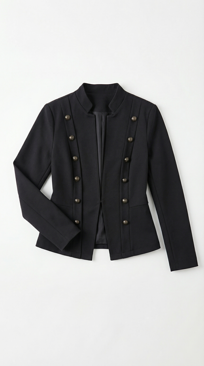 Victoria Military-Blazer mit Zierknöpfen