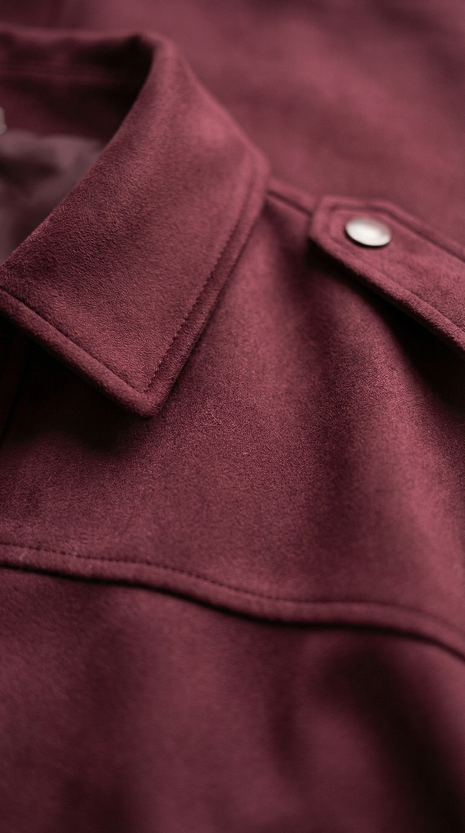 Mila Oversized Cropped Jacke in Wildlederoptik