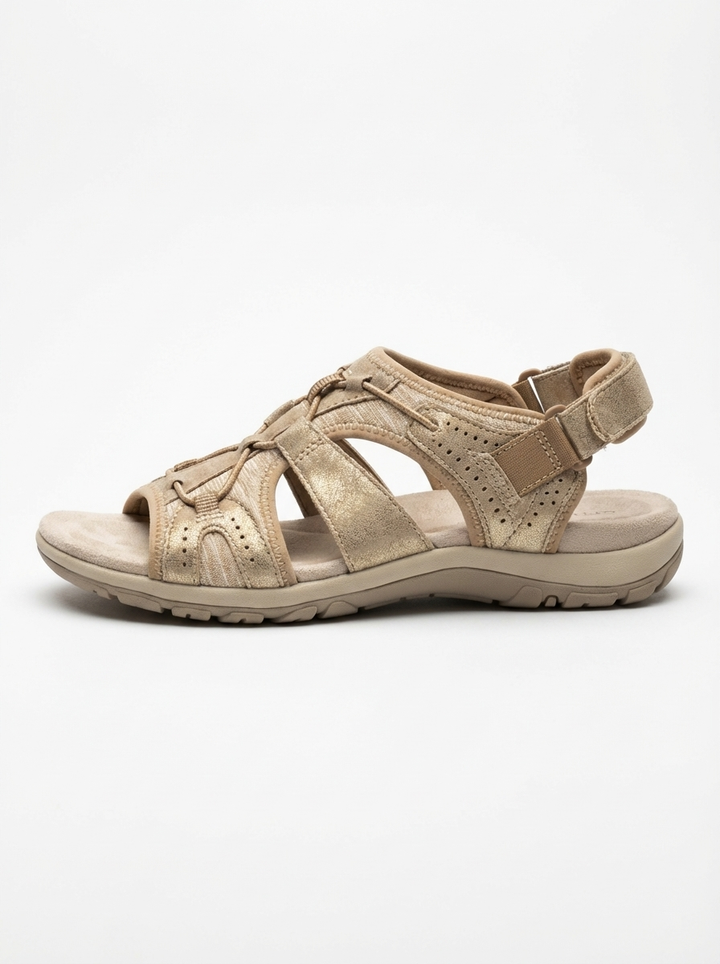 Serena Comfort-Sandale mit elastischer Schnürung