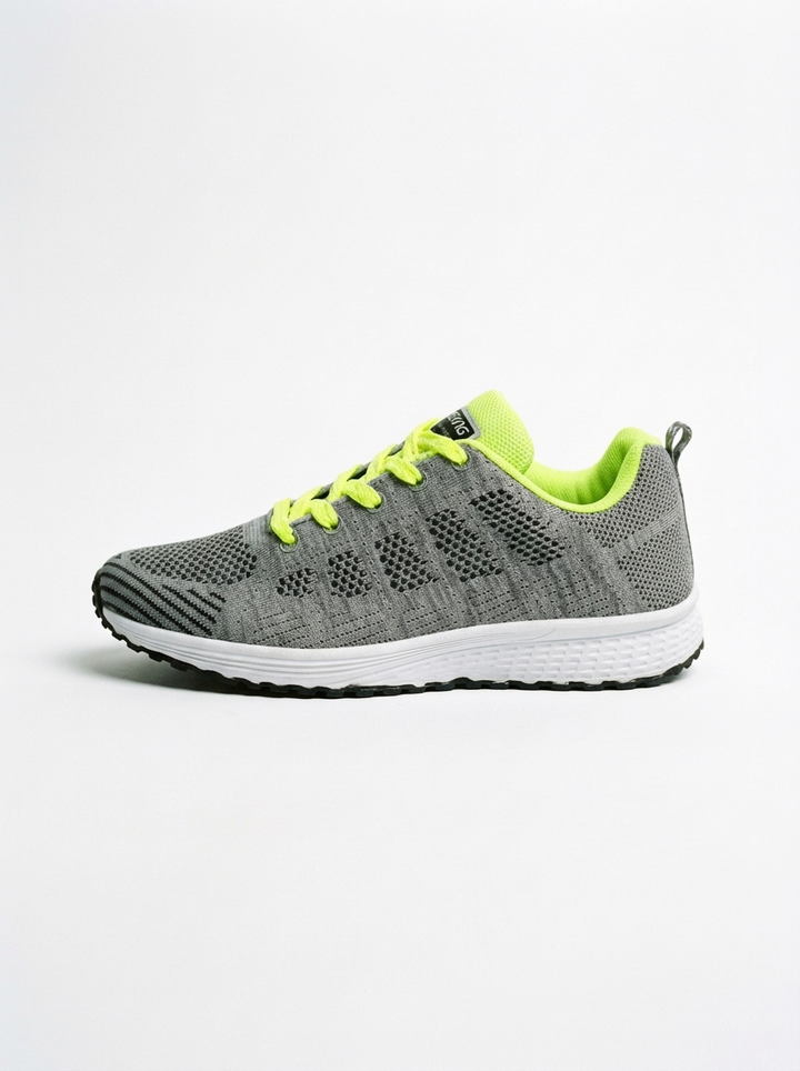 Rosalina Lightweight Knit Trainers — Grey