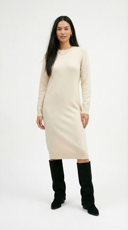 Adriana – Damen-Stiefel in Wildlederoptik mit Umschlagschaft