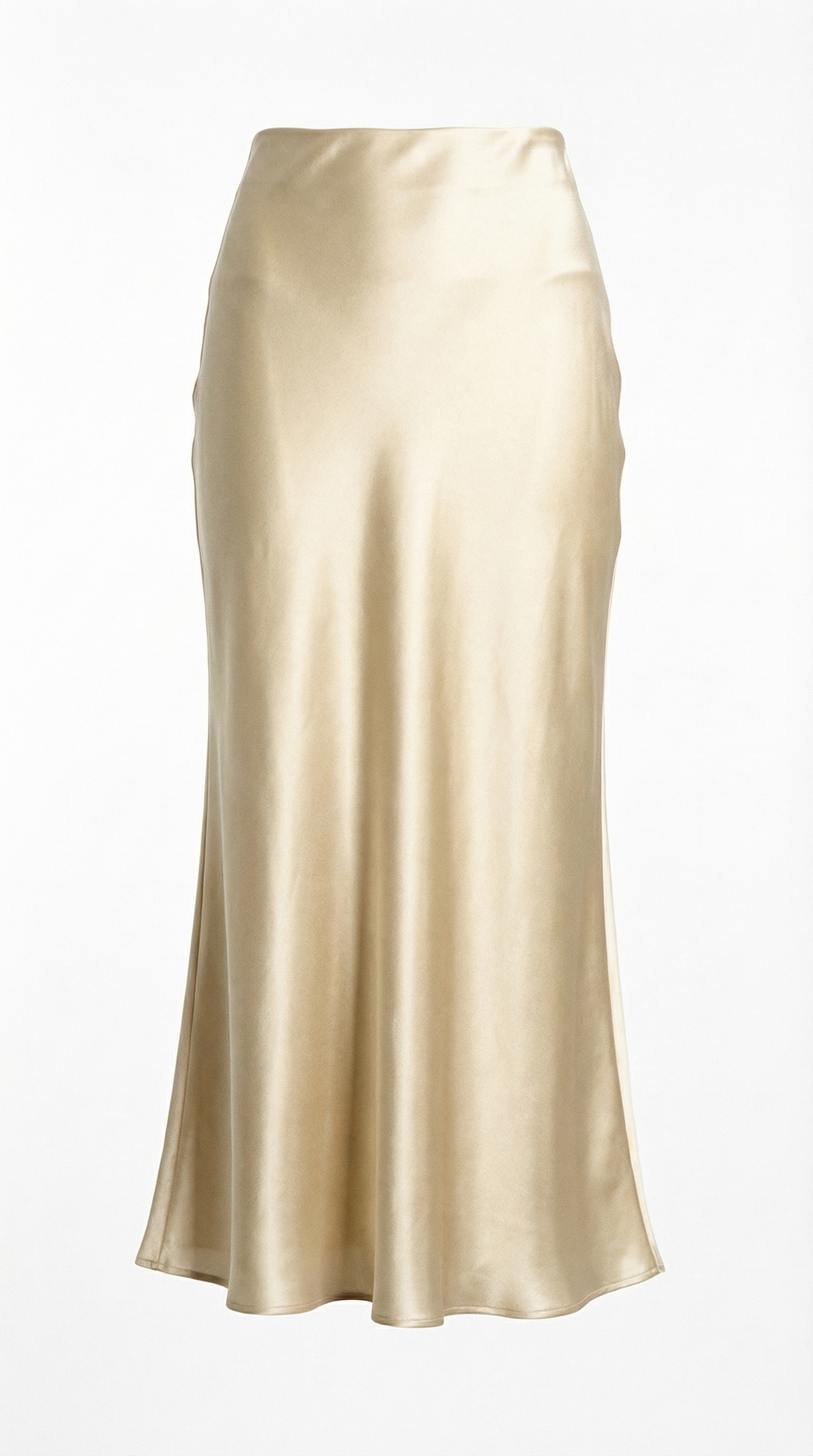 Luciana – Eleganter Damen-Midirock aus fließendem Satin