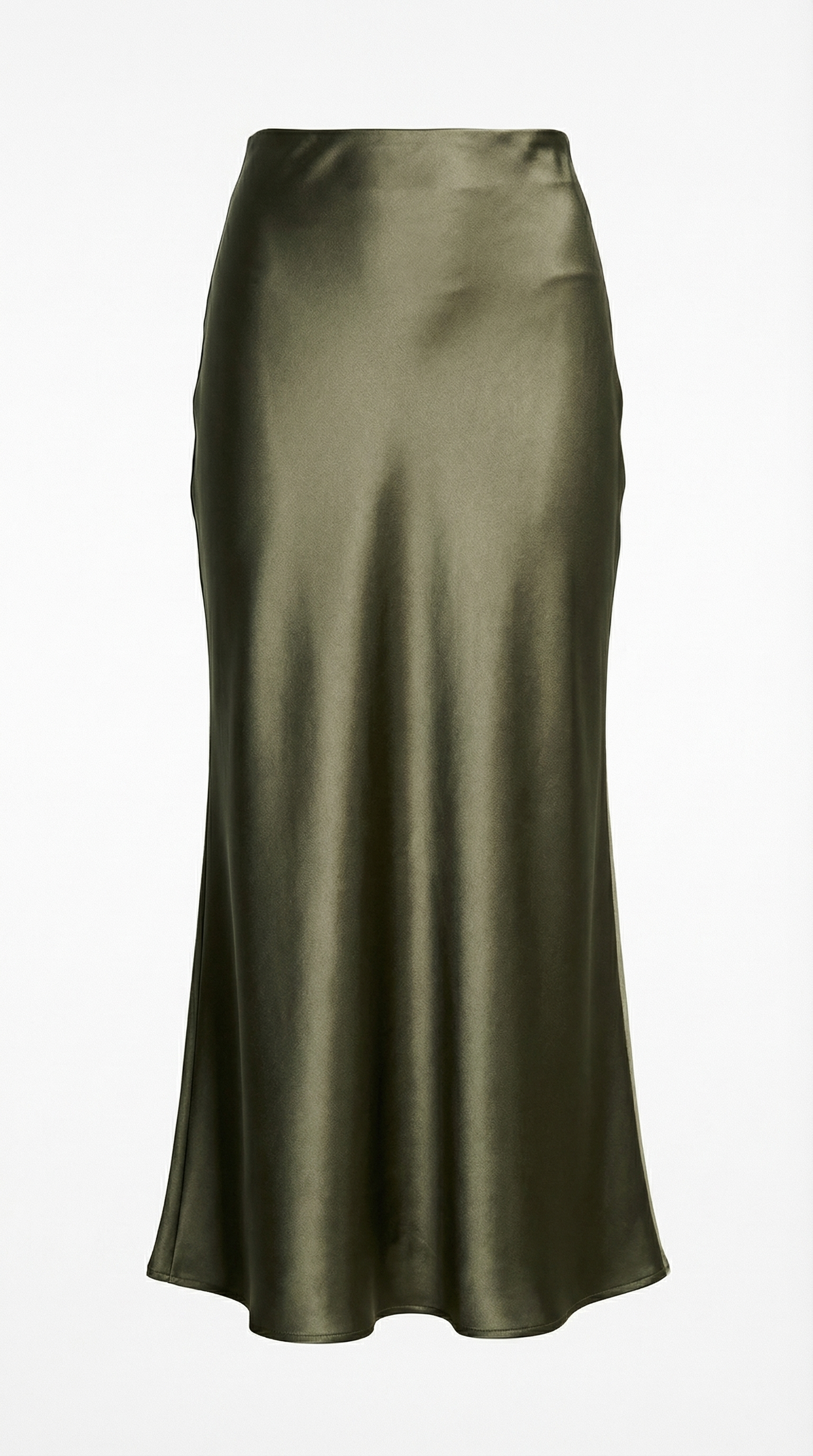 Luciana – Eleganter Damen-Midirock aus fließendem Satin