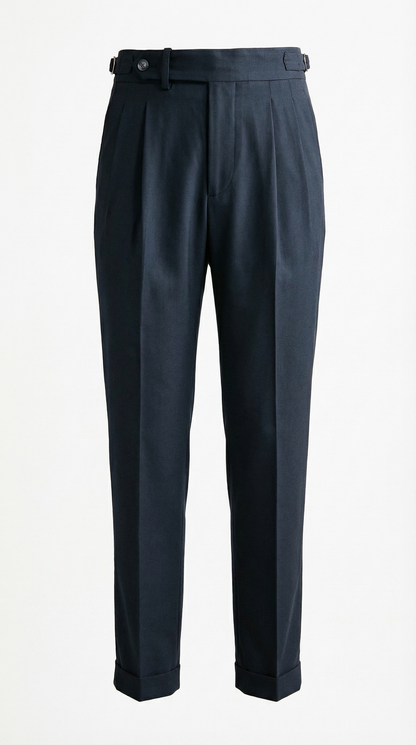 Vittorio – Elegante Herren-Bundfaltenhose im Classic-Fit