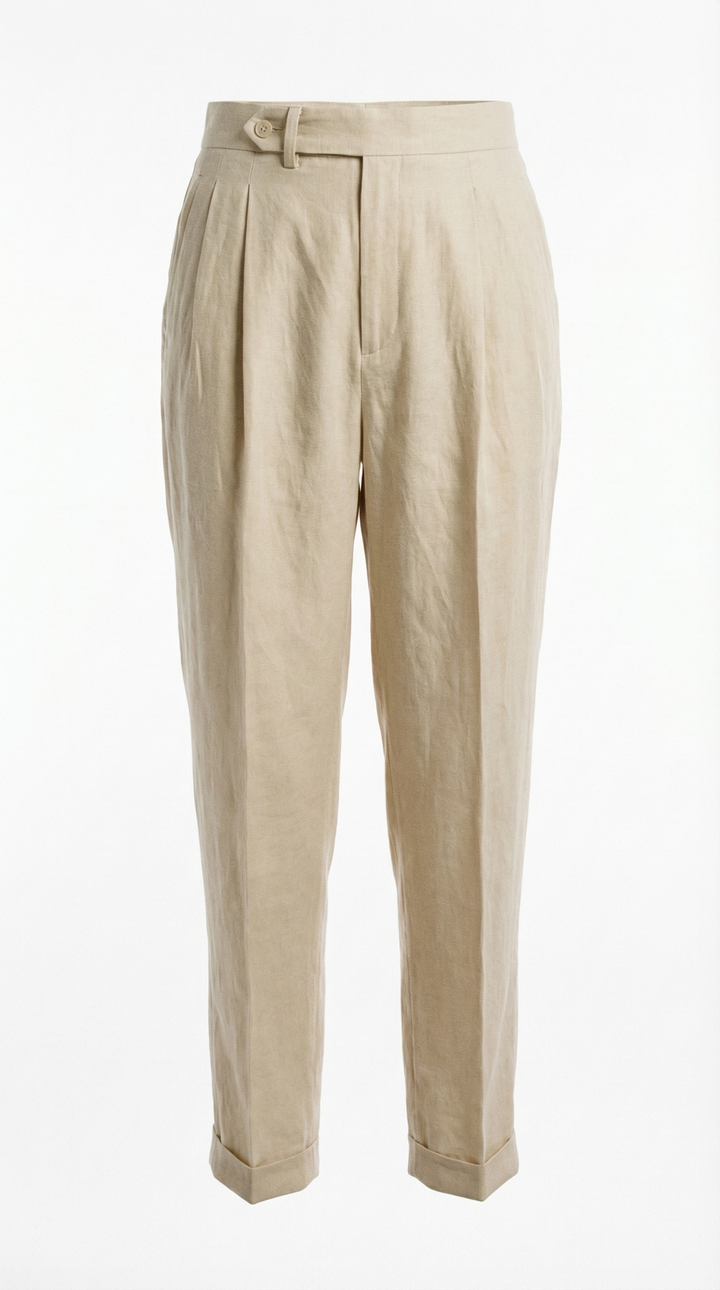 Vittorio – Elegante Herren-Bundfaltenhose im Classic-Fit