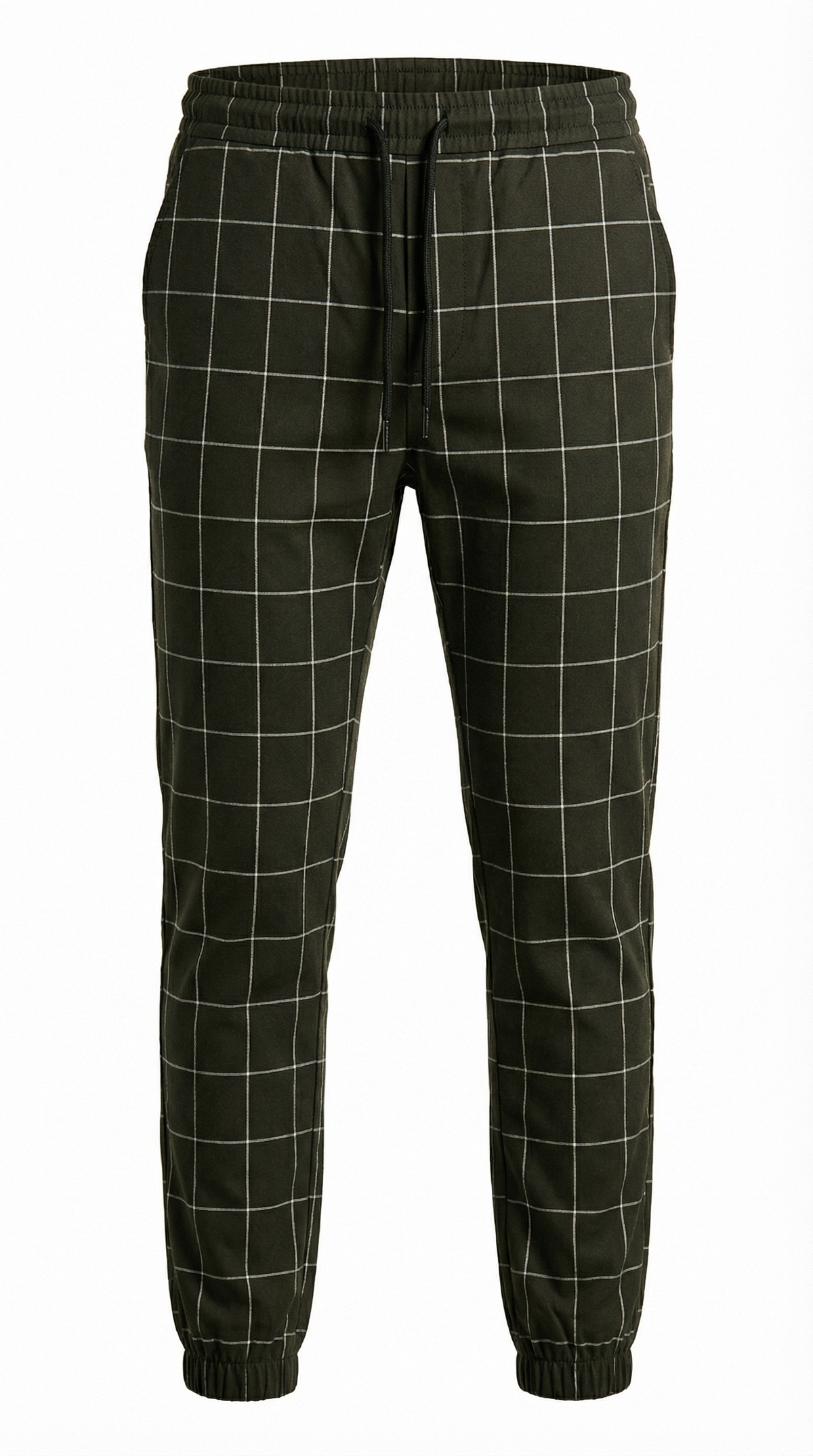 Enzo – Herren-Jogginghose mit Karomuster im Smart-Casual-Stil